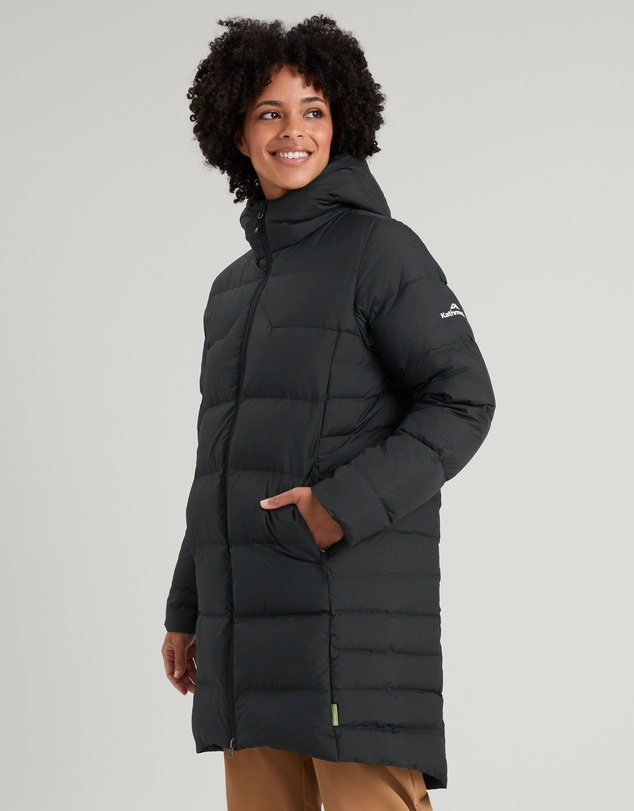 Kathmandu - Epiq Longline Down Puffer Jacket Warm Outdoor Winter Coat