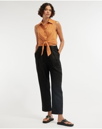 Amelius - Naomi Wrap Crop Shirt
