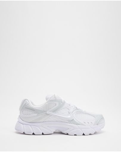 White, White, Black & Metallic Silver