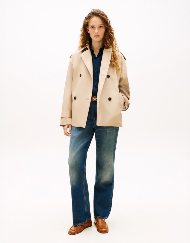 Tommy Hilfiger - Water Repellent Relaxed Short Trench Coat