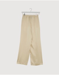 Revibe - Repaired Reformation Olina Silk Pants - AU 6