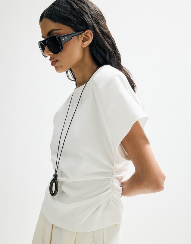 Minima Esenciales - Reese Structured Tuck Waist T-Shirt