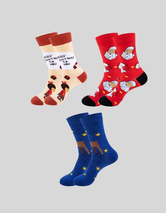 KAJA Clothing - Christmas Socks Colorful Fun Novel Pattern Socks