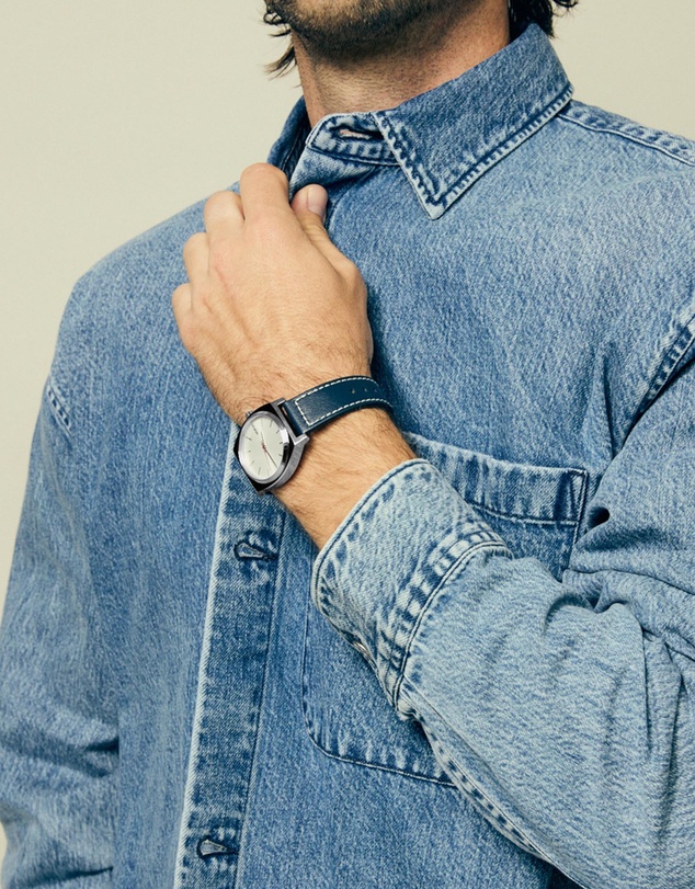 Nixon - Time Teller Leather Watch
