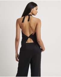 Subtitled - Naomi Linen Halter Vest
