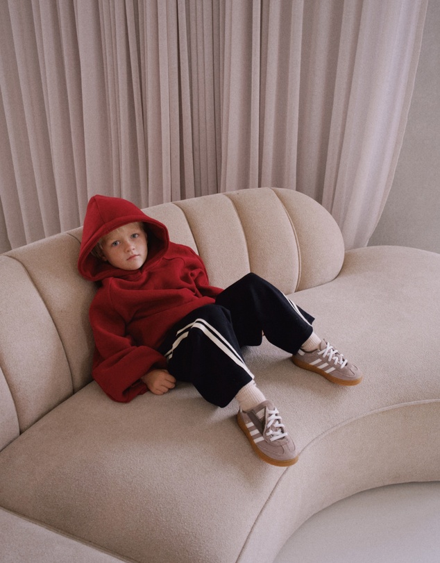 SSAINT - Kids Tonal Hoodie Cherry