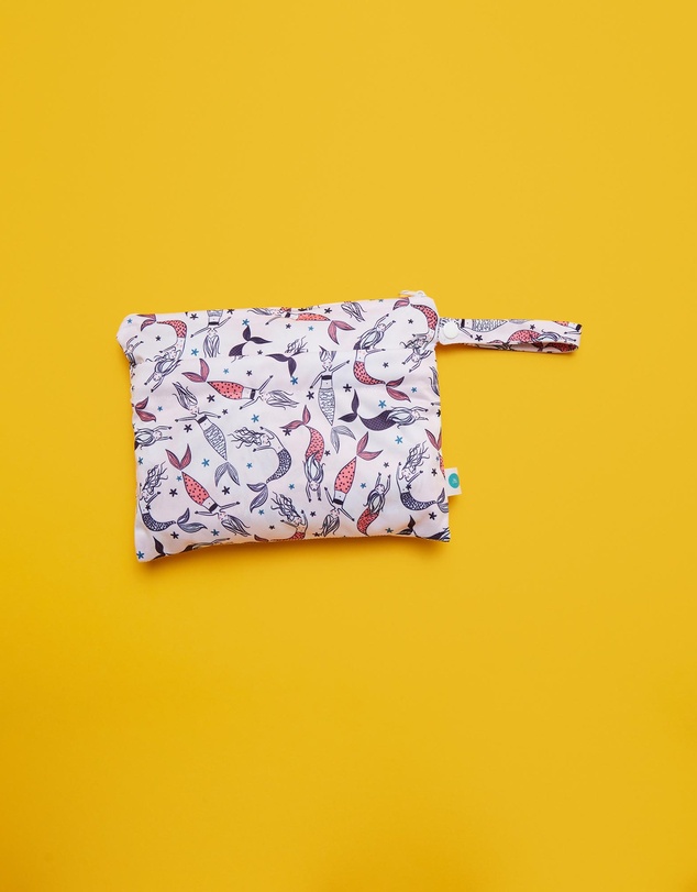 itti bitti - Small Double Pocket Wetbag Pack - Mermaid Wish
