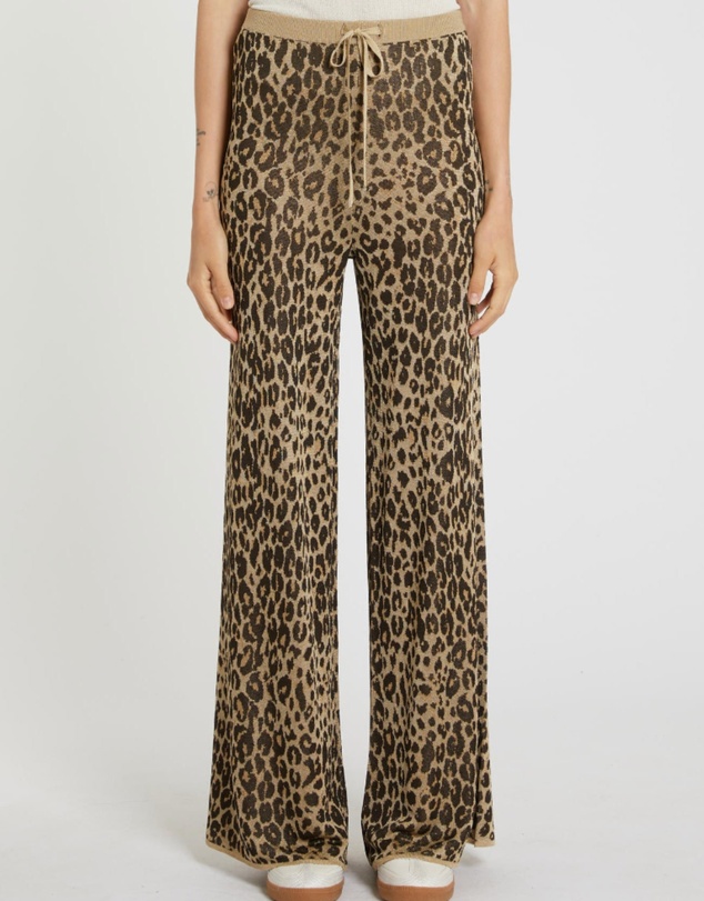 Marella - Desert Leopard Knit Pants