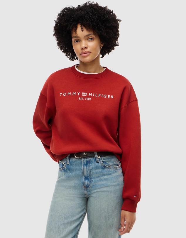 Tommy Hilfiger - Logo Relaxed Fleece Sweatshirt
