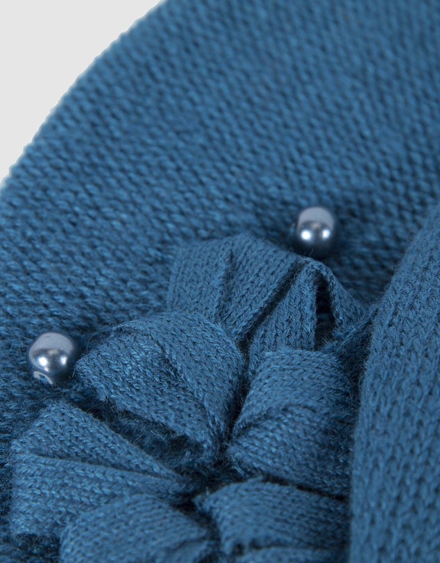Max Alexander - European Made Blue Soft Wool Beret