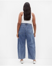 City Chic - Harley Fit Ella Barrel Leg Ankle Grazer Jean