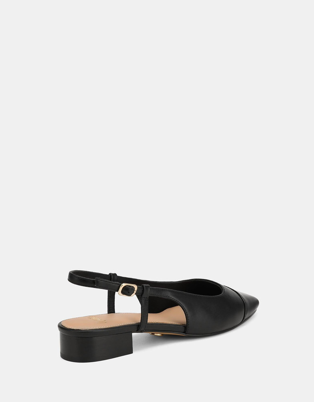 Wittner - Dame Dress Flats Black Leather
