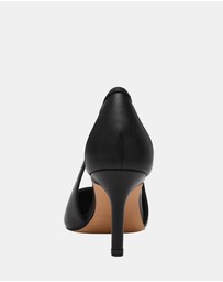 Steve Madden - Altra Black Leather Heels