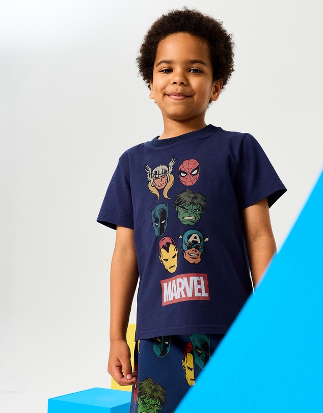 Rock Your Kid - Avengers Marvel Short Pyjama Set - ICONIC EXCLUSIVE - Kids