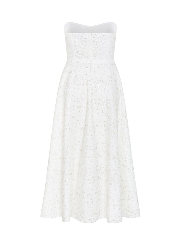 City Chic - Magnetise Strapless Maxi Dress