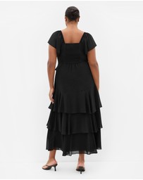 City Chic - Sienna Ruffle Tier Maxi Dress