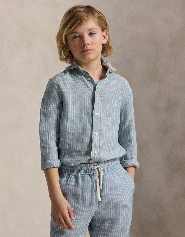 Polo Ralph Lauren - Striped Linen Shirt - Teens