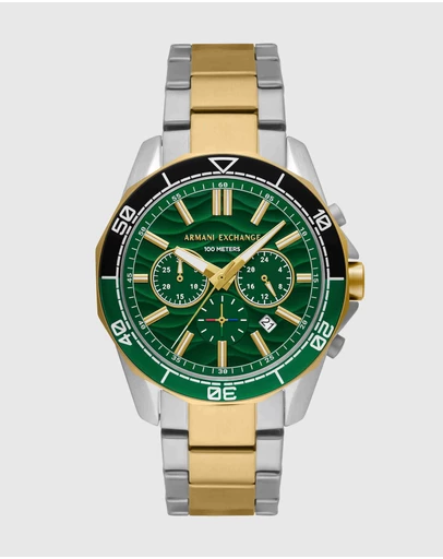 Armani Exchange - Two Tone Chronograph Watch