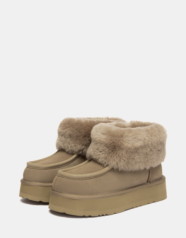 EVERAU - EverAU Ugg Loofee Cow Suede Upper UGG Boots
