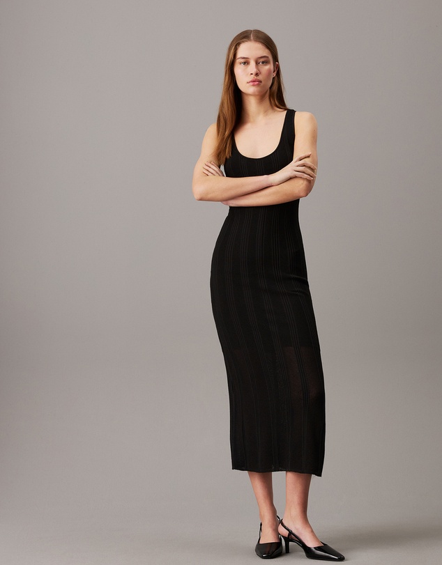 Calvin Klein - Slim Lace Tank Dress