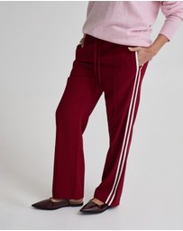 Oxford - Violet Contrast Stripe Pants