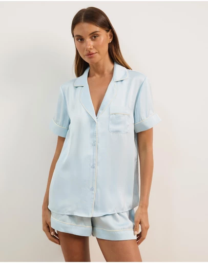 Atmos&Here - Lilah Short Satin PJ Set