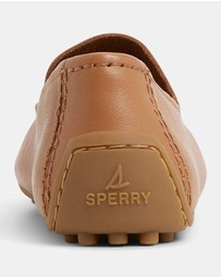 Sperry - Port Driver Leather Light Peanut- Women's