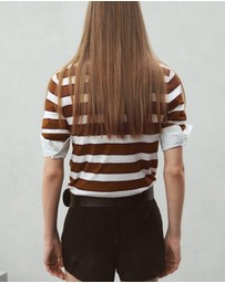 M.N.G - Short-Sleeved Knitted Sweater