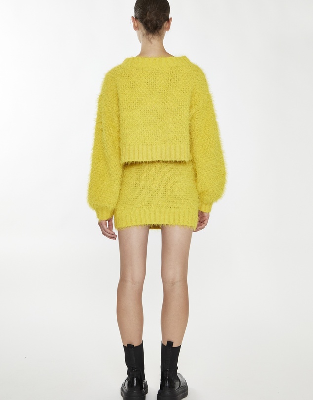 Glamorous - Fuzzy Knit Mini Skirt