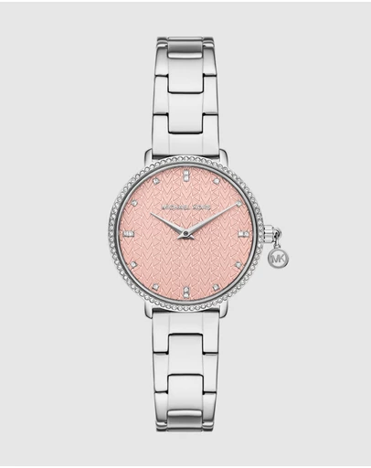Michael Kors - Pyper Silver Tone Analogue Watch
