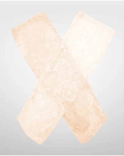 DENTS - Lace Fingerless Elbow-Length Gloves