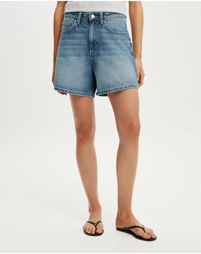 Cotton On - High 90 S Denim Short