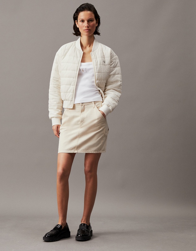Calvin Klein Jeans - High Rise Denim Mini Skirt
