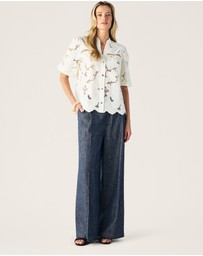 MOS The Label - Whisper Embroidery Blouse