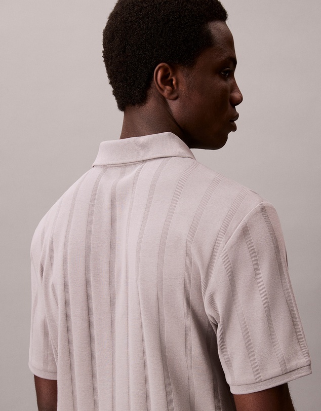 Calvin Klein - Variegated Rib Classic Polo Shirt