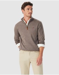 R.M.Williams - Ernest Merino 1/4 Zip Knit Jumper