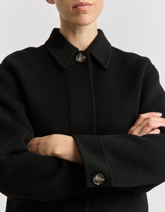 Toorallie - Button Front Wool Jacket