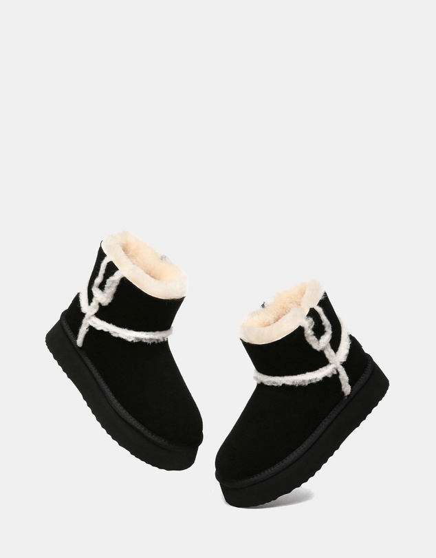 EVERAU - EverAU Ugg Schunck Platform Cow Suede Upper UGG Boots