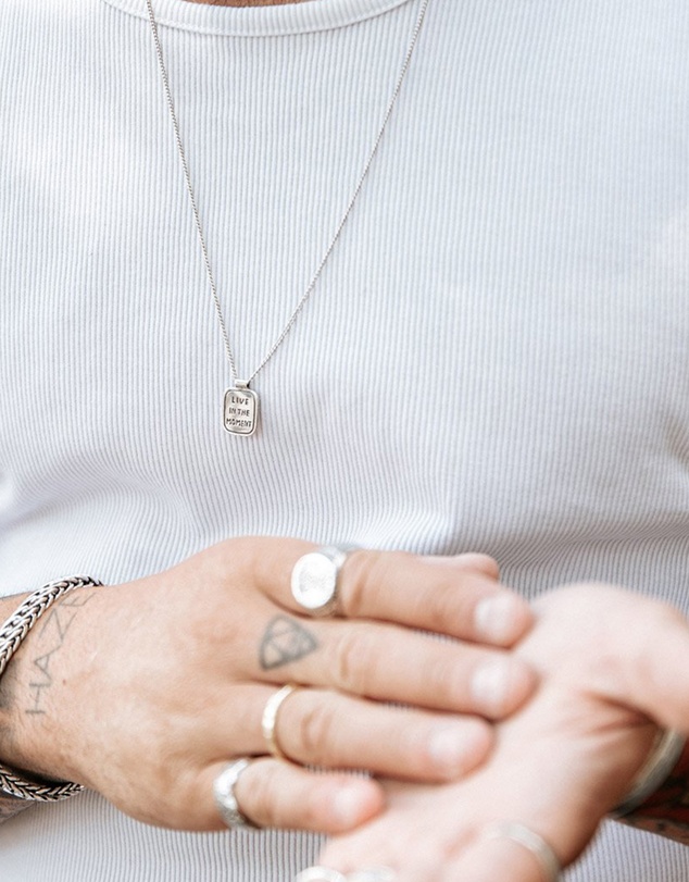 Haze & Glory - ICONIC EXCLUSIVE - Moment Necklace in Oxidised 925 Silver