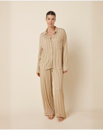 Gingerlilly - Harlow Bamboo Striped PJ Set