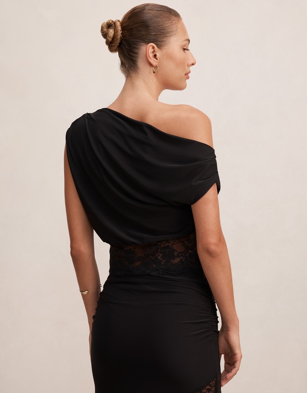 Forever New - Quinn Tipped Lace Top