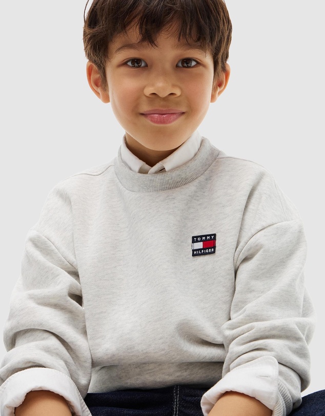 Tommy Hilfiger - Heritage Flag Crewneck Sweater - Kids