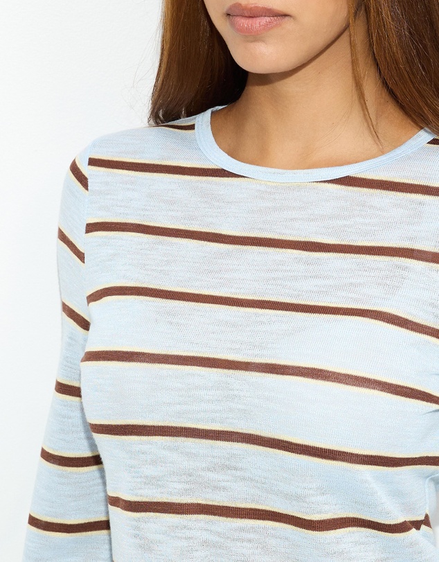 Dazie - Solana Stripe Knit Top