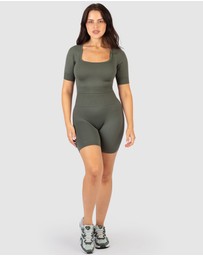 B Free Intimate Apparel - Seamless High Waist Midi Biker Shorts