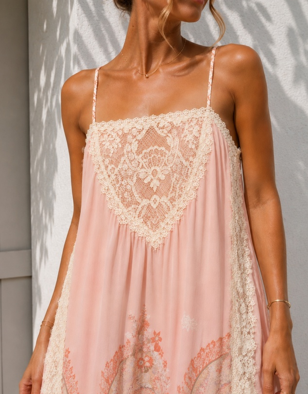 Esther & Co - Maelis Dress - Blush Serenade
