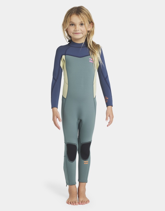 Billabong - Toddlers 3/2Mm Synergy Back Zip Long Sleeve Fullsuit