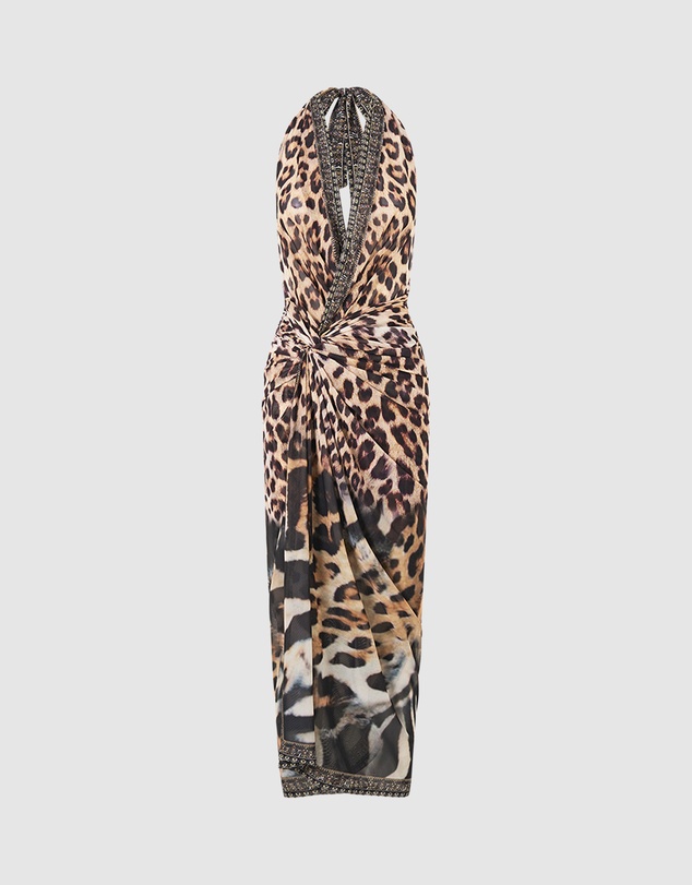 Camilla - Side Twist Jersey Dress