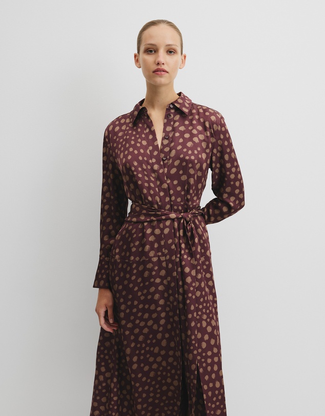 Country Road - Fluid Print Wrap Dress