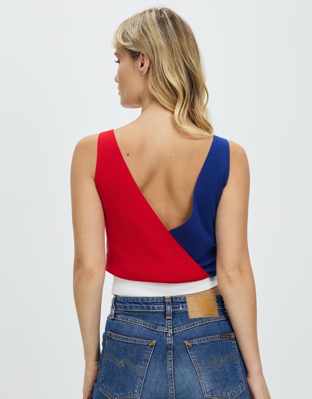 Tommy Hilfiger - Emmie Square Neck Colour Block Tank