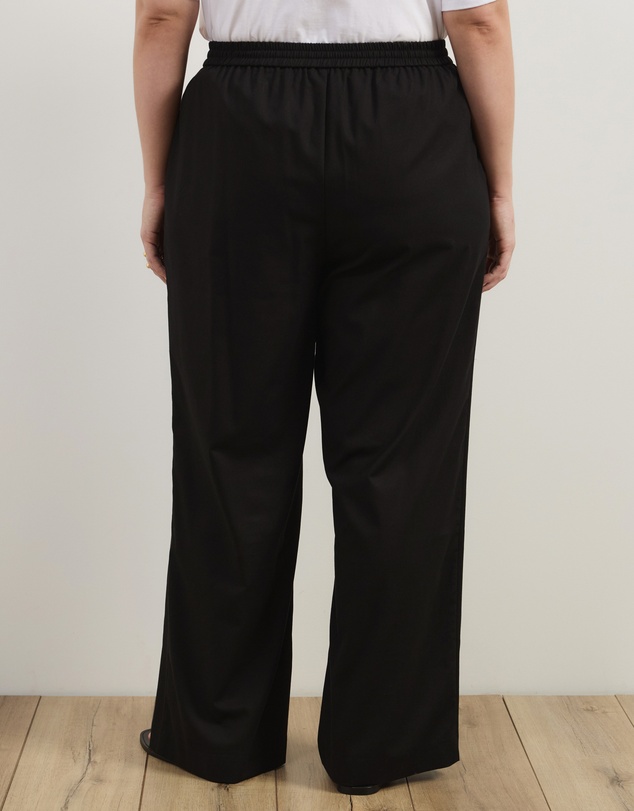 Atmos&Here Curvy - Zosia Cotton Linen Flared Pants
